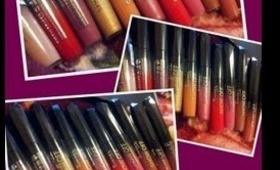 Rimmel London Show Off Lip Lacquers/ Review and Lip Swatches