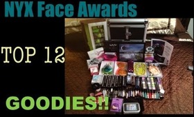 NYX Face Awards Top 12 Unboxing NYX GOODIES!
