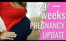 Pregnancy Bump Date - 29 Weeks - 1st Baby - Lots of contractions!