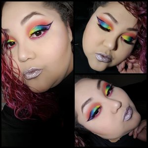 I did this look to show my support for the LBGTQ community ♡♡♡ 