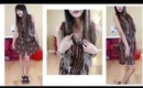 Stylish and Sexy Tribal Shirt Dress & Faux Fur OOTD - outfit of the day