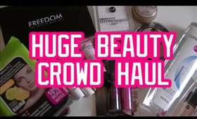 HUGE Beauty Crowd Haul - Bell Cosmetics, Milani, Absolute New York, L.A Girl