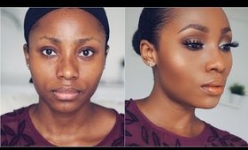 MY SIMPLE GLOWY  MAKEUP LOOK | DIMMA UMEH