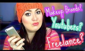 FREELANCE MAKEUP ARTISTRY, FAV YOUTUBERS & MAKEUP BRANDS | Q&A