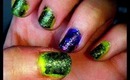 Grungy Neon Nails Tutorial