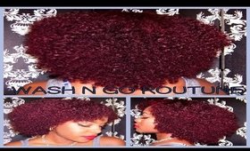 NATURAL HAIR | My WASH-N-GO Routine/ Product /Mini Giveaway