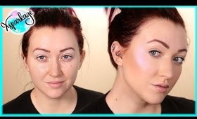 Lazy Girl Makeup but make it POP- Everyday Routine for Flawless Skin (Ft. Duochrome Highlighter)