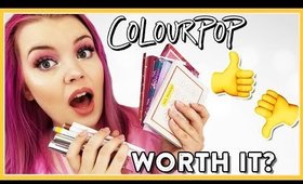 MY COLOURPOP COLLECTION | BEST & WORST PRODUCTS