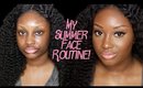 Makeup Tutorial | My Summer Face Routine with Tinted Moisturizer | Makeupd0ll
