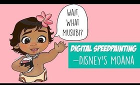 Disney's Moana- Digital Speedpainting Timelapse