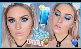 Chit Chat GRWM Tutorial! 💙💦 Blue Lagoon 🍹💕 COCKTAIL SERIES