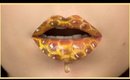 Honeycomb Lip Art Makeup Tutorial