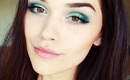 Teal and Turquoise makeup tutorial