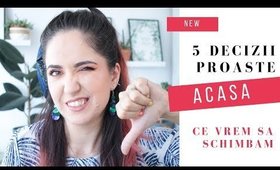 5 decizii proaste in amenajarea casei | #acasanoastra