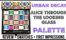 URBAN DECAY ALICE THROUGH THE LOOKING GLASS PALETTE | REVIEW + SWATCHES | SCCASTANEDA