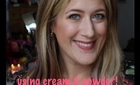 3 minute Thursday-How I contour with cream & powder