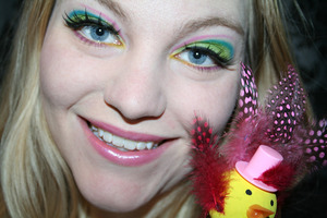 My colorful easter makeup