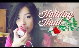 Holiday Fashion & Makeup Hauling! (/•ิ_•ิ)/︵ ❄☃❄ ホリデーの買い物