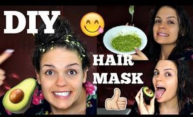 DIY Avocado Hair Mask for GROWING Hair