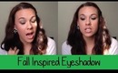 Fall Inspired Eyeshadow │Green & Brown