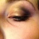 MAC Neutral and Black Smoky Eye