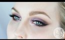 Romantic Purple Eye shadow Tutorial featuring i•ENVY by KISS V-Luxe Silk Chiffon Ball Gown lashes