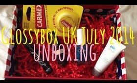 Glossybox UK July 2014 Unboxing