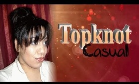 GIVEAWAY & 2 Minute TOPKNOT-Casual