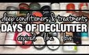 DECLUTTER...STASH of DEEP CONDITIONERS & TREATMENTS | HIGH POROSITY Natural Hair | MelissaQ
