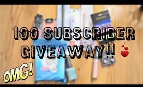 100 Subscriber Giveaway ❤