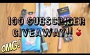 100 Subscriber Giveaway ❤