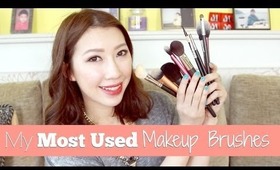 My Most Used Makeup Brushes 2014 | Bethni