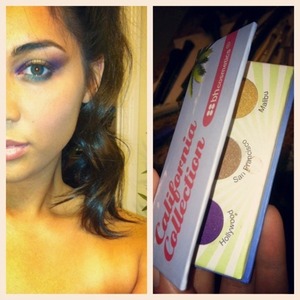 Playing around w/ my ipsy goodies. Cali Collection eyes, courtesy of BH Cosmetics & Ipsy!!