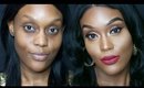 GET READY WITH ME HOMECOMING EDITION | MAKEUP TUTORIAL DARK SKIN