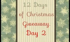 Day 2 - 12 Days of Christmas Giveaway