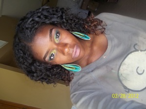 my inspiration; my earrings 