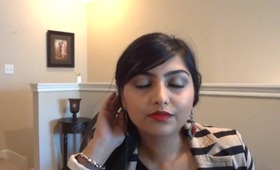 Let's Get Ready: Neutral Eyes and Red Lip