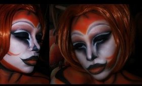 Pumpkin Queen 3.0 Alien/Jester Twist  | Halloween Make-Up Tutorial