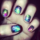 galaxy nails!