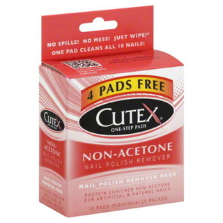 Cutex Cutex Nail Polish Remover Pads, Non-Acetone