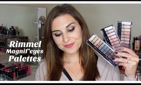 Rimmel Magnif'eyes Shadow Palettes Review + Naked Palette Comparison | Bailey B.