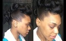 Prom:Natural Hair Updo