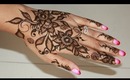 How To Draw Easy/Simple Henna/Mehendi Design For Karwa Chauth