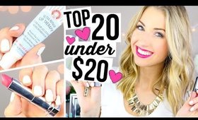 TOP 20 UNDER $20! || Sephora, MAC & Drugstore Beauty Products