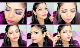 Makeup Tutorial Exotic Indian Makeup Tutorial Festival Diwali Makeup Pink Purple Eye Makeup