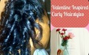 Valentine Inspired Curly Hairstyles