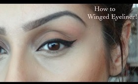 How to Winged Eyeliner ft Illamasqua Precision Gel Eyeliner || Raji Osahn