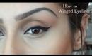 How to Winged Eyeliner ft Illamasqua Precision Gel Eyeliner || Raji Osahn