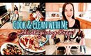 DAY IN THE LIFE OF A HOMEMAKER THANKSGIVING PREP! | CLEAN & COOK WITH ME, TABLE DECOR,  RECIPE IDEAS