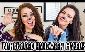 Blindfolded HALLOWEEN Makeup Challenge!